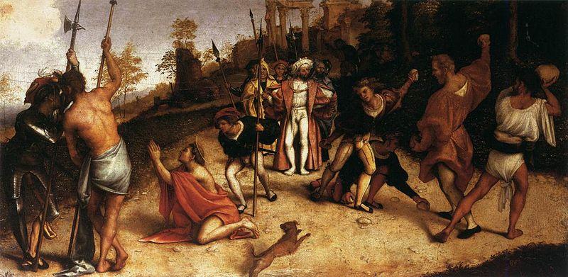 Lorenzo Lotto The Martyrdom of St Stephen oil painting image
